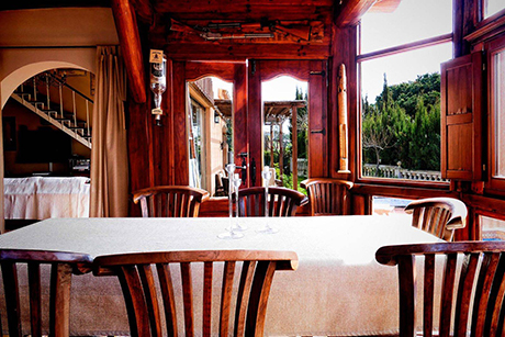 dining image  image of rustic style villa in cabopino for sale