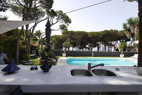 other pool view pic detached beachside villa in Cabopino