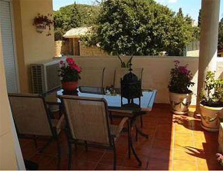 las mimosas cabopino middle floor apartment - patio chairs