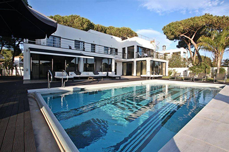 pool view image beachside villa in cabopino for sale