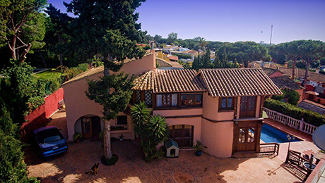 main image of rustic style villa in cabopino for sale