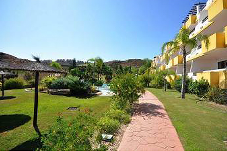 path to property golf penthouse mijas costa