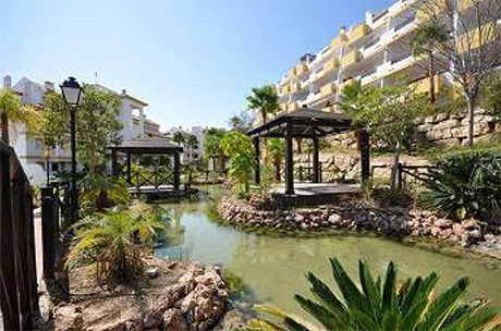 water feature golf penthouse mijas costa