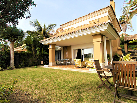 main house view image view from garden santa clara golf house marbella