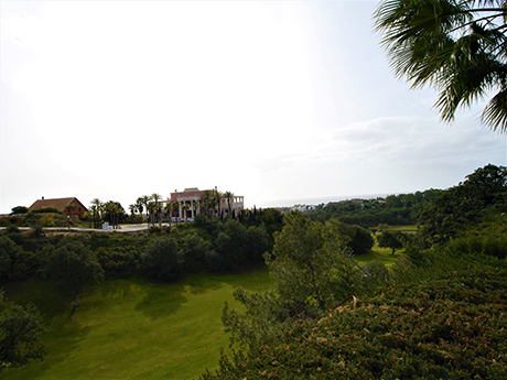 other view from santa clara golf house marbella garden
