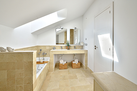 bathroom view benalmadena luxury villas