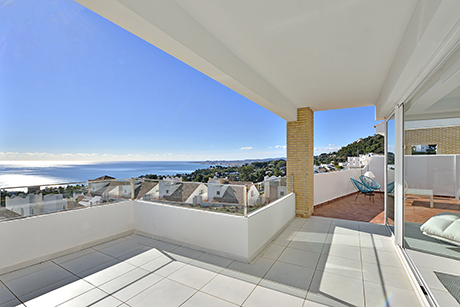 benalmadena luxury villas view from terrace