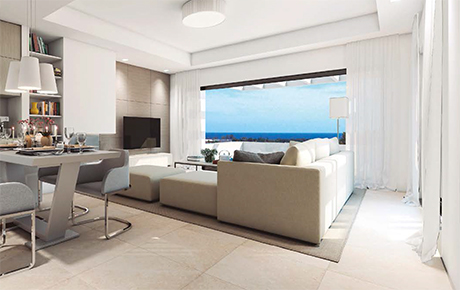 kitchen image of main view of new penthouses and apartments in marbella