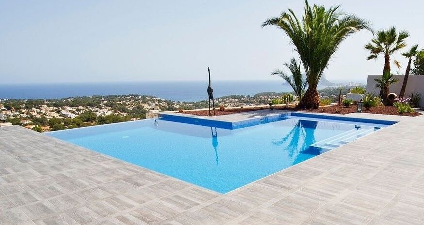 main image of infinity pool to sea - modern villas in mijas new development costa del sol