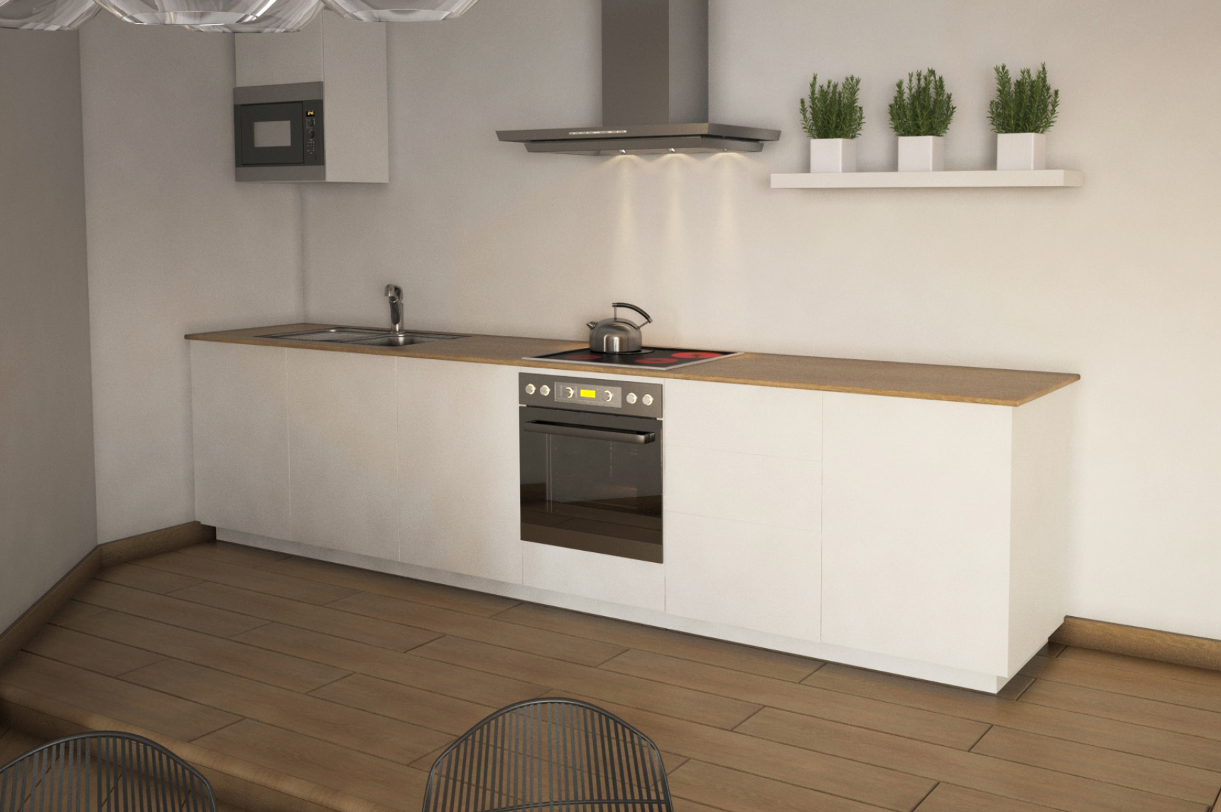 kitchen image - New Refurbished Contemporary Apartments in Torremolinos