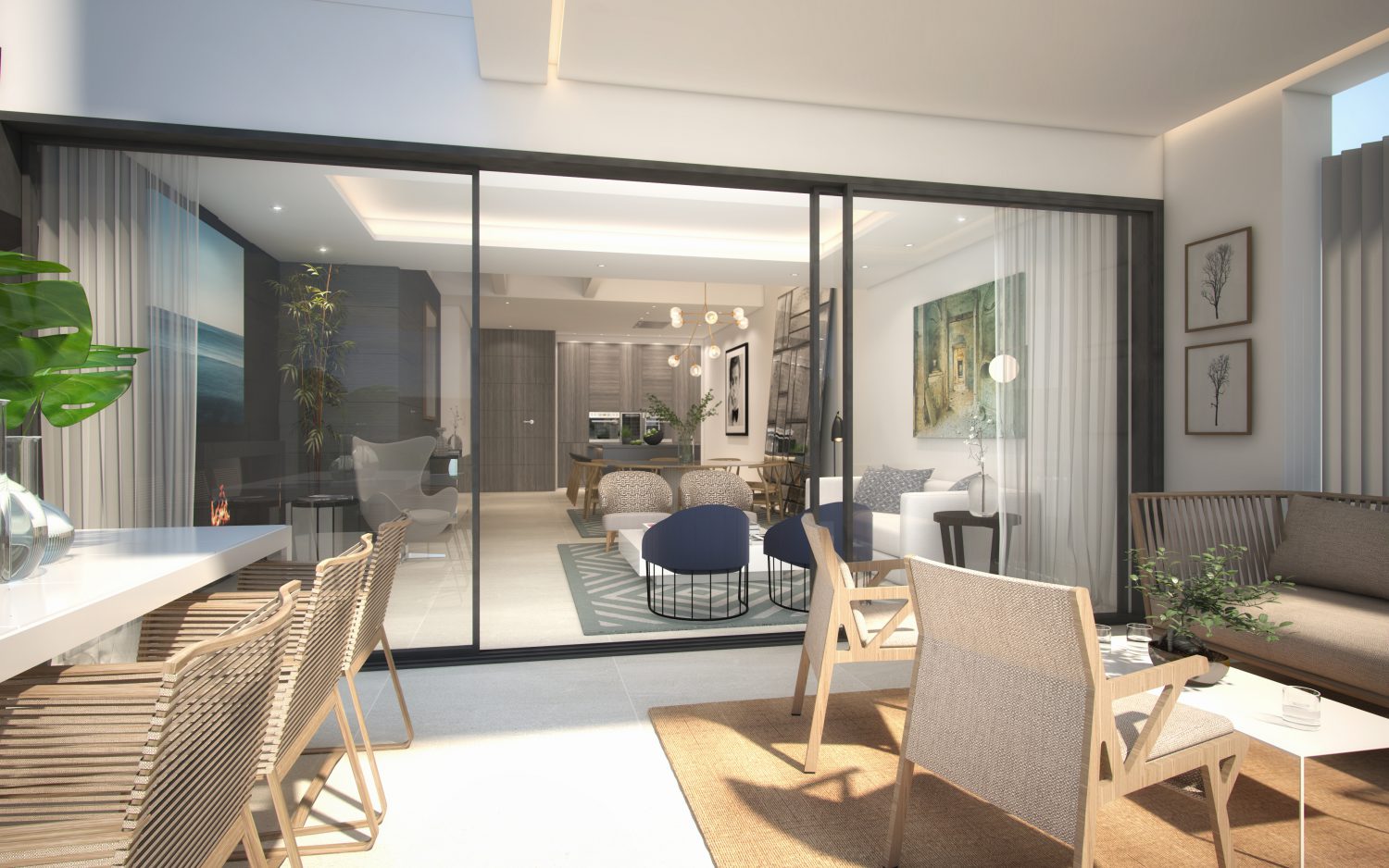 image of extension First line beach townhouses near Marbella