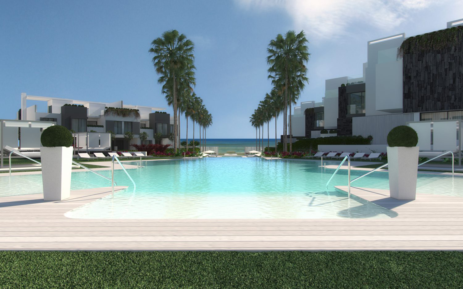main image of First line beach townhouses near Marbella