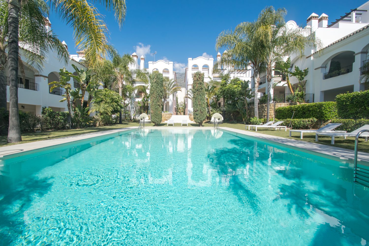 swimming pool image new apartments marbella