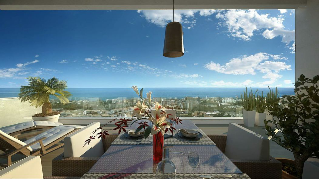 terrace view New offplan apartments Marbella