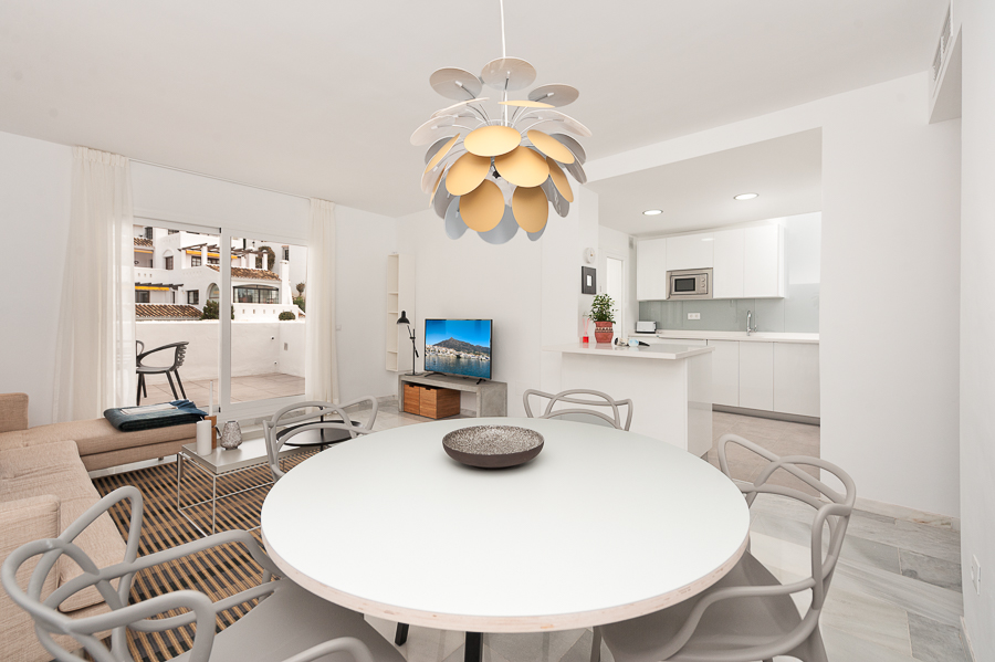 living room image Contemporary Refurbished Apartments in Nueva Andalucia