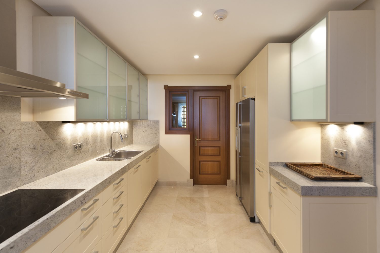 kitchen image luxury first line beach apartments los monteros