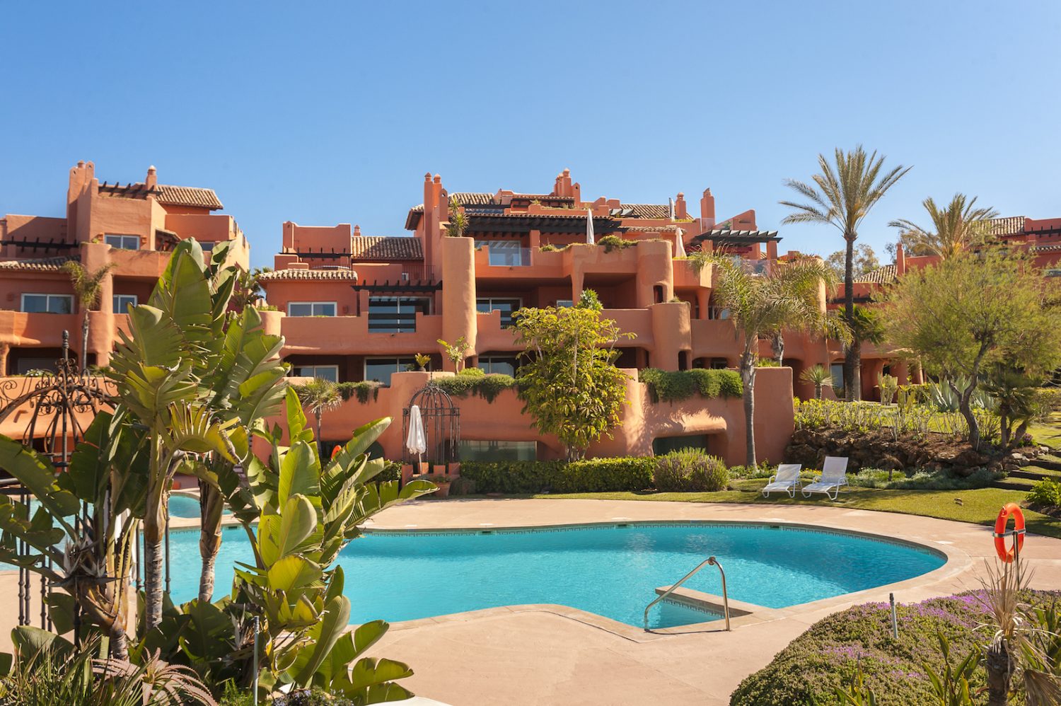 other pool view luxury first line beach apartments los monteros