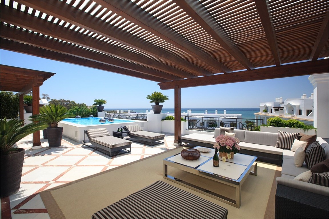 terrace 2 image new luxury apartments and penthouses estepona