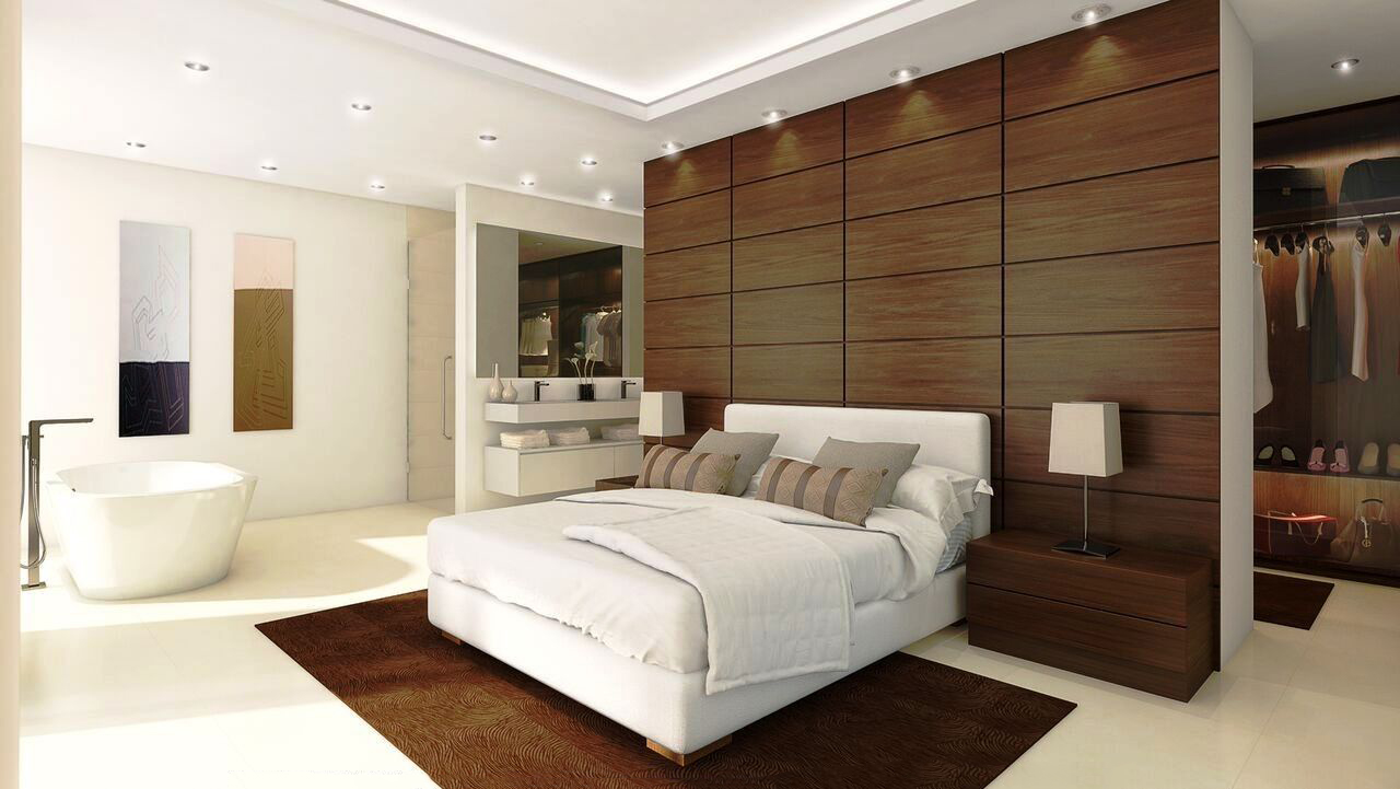 image of bedroom  luxury style modern villas for sale costa del sol