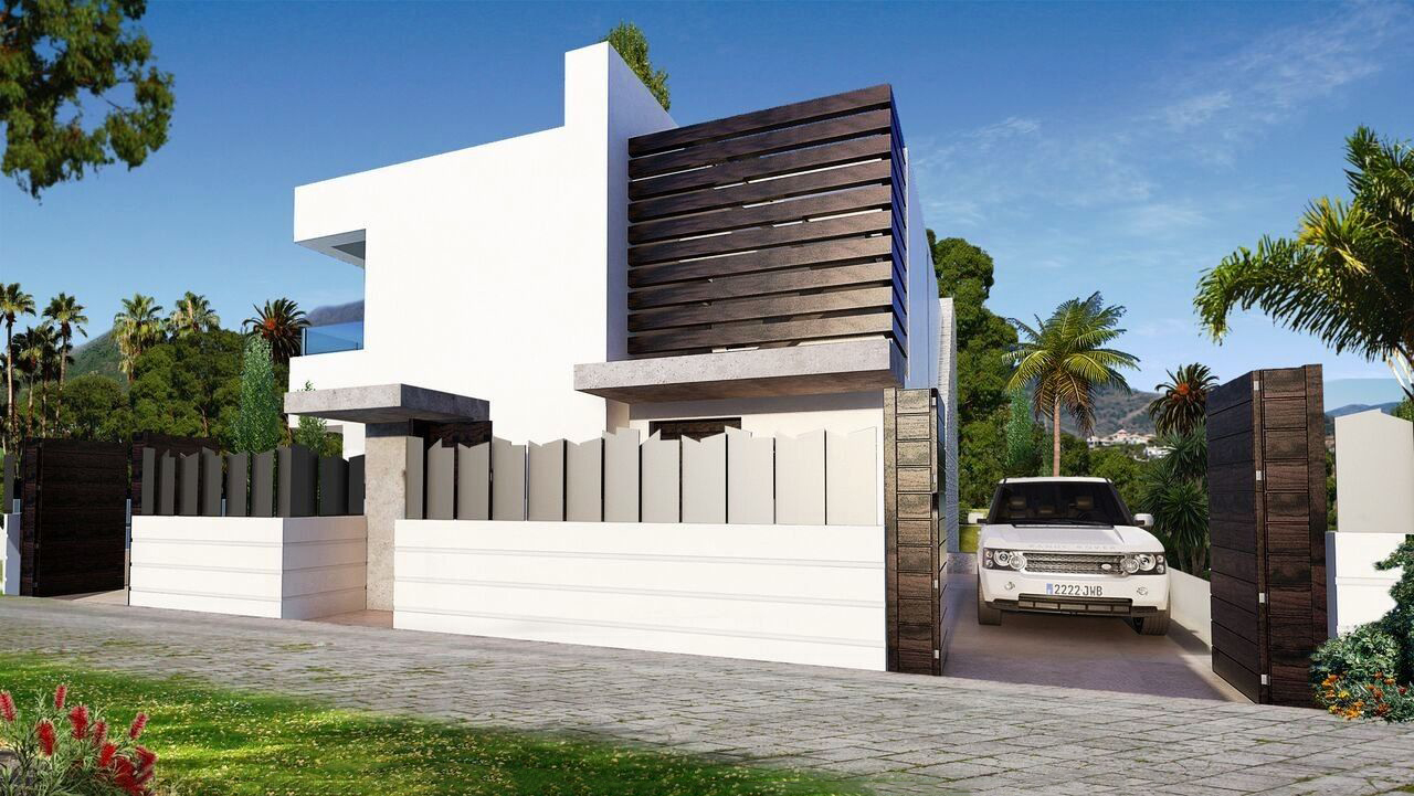 outside image 2  luxury style modern villas for sale costa del sol