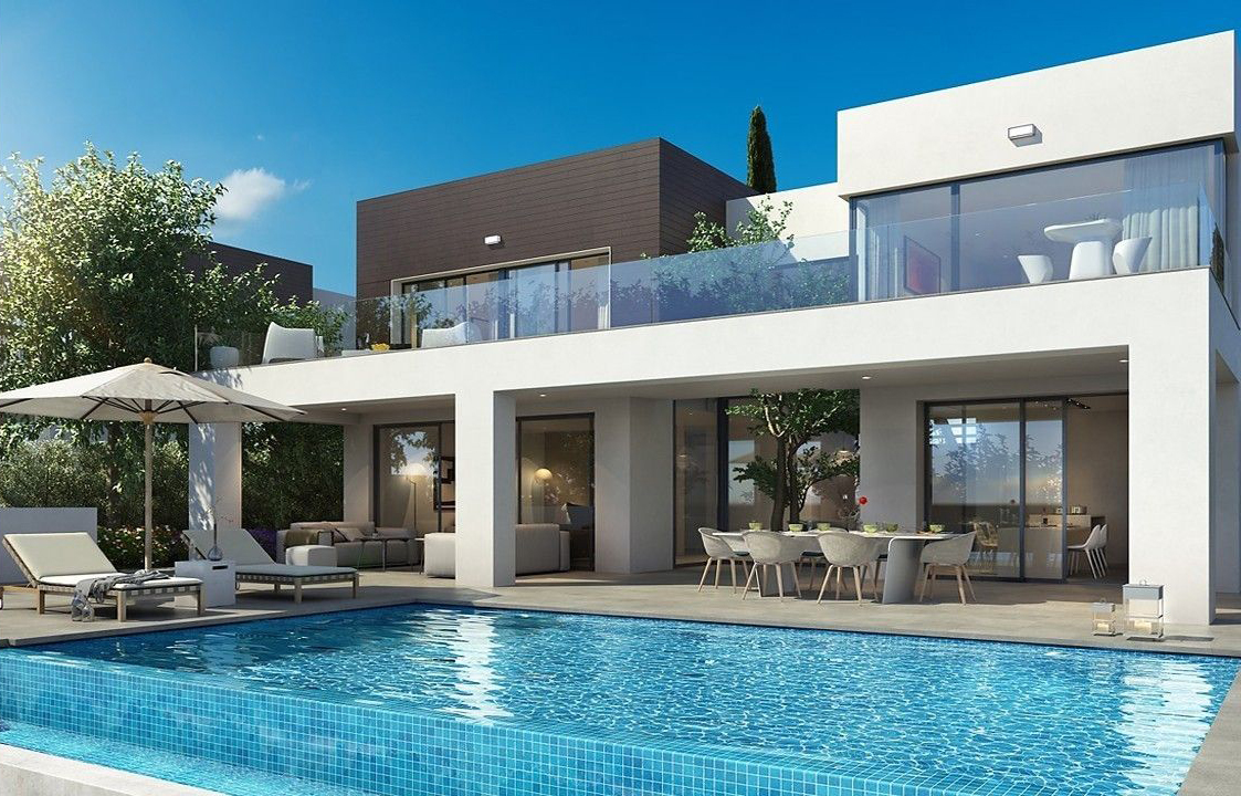 other outside view luxury style modern villas for sale costa del sol