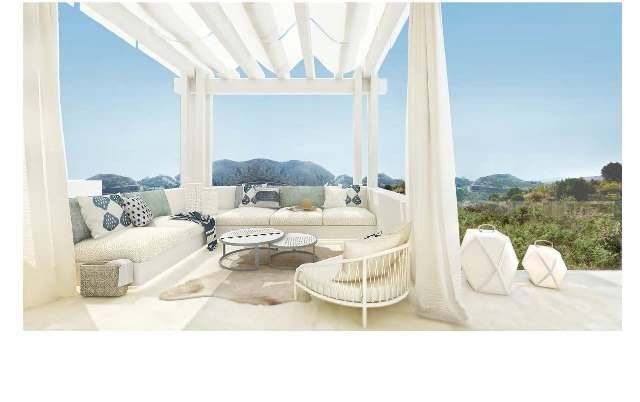 terrace outside image new golf villas apartments and penthouses Marbella